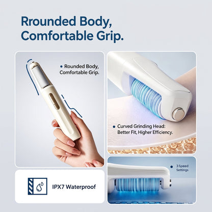 Rechargeable Foot Care Tool - Portable Pedicure Comfort Device